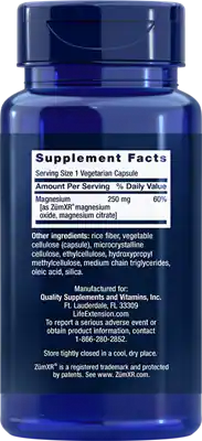 Extend-Release Magnesium